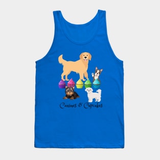 Canines & Cupcakes Dogs & Dessert Tank Top